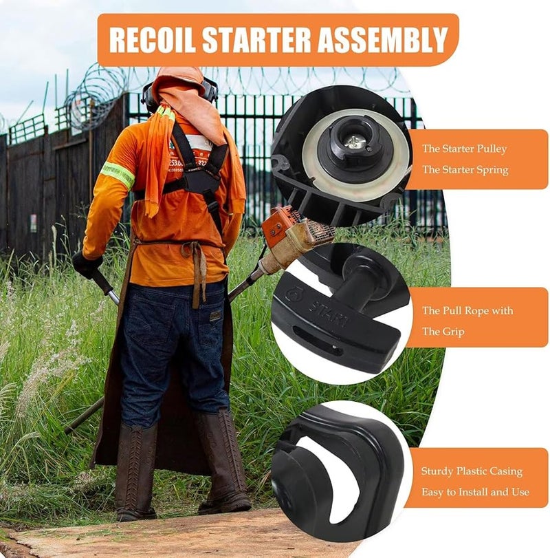 مجموعة بدء السحب Echo SRM 225 A051001312 بديل لـ PAS 225 GT 225L SRM 225U أداة التشذيب - Image 3